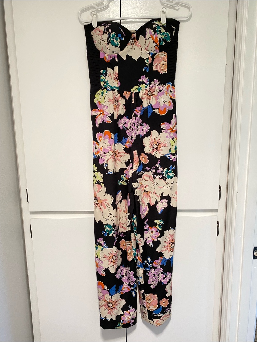 Band of Gypsies strapless floral jumpsuit